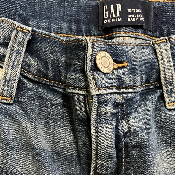 GAP Mid Rise Universal Baby Boot Jeans Size 10 Short (30 S)- Excellent Condition - Picture 8 of 10